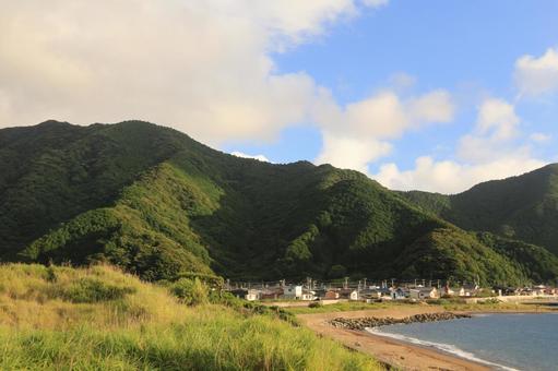 西伊豆町の素晴らしい夕陽 西伊豆町の素晴らしい夕陽 夕陽,素晴らしい夕陽,大田子海岸の写真素材