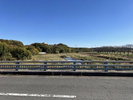 嵐山渓谷の桜並木（秋） 嵐山渓谷,嵐山,渓谷の写真素材