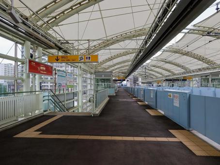 つくばエクスプレス 研究学園駅 つくばエクスプレス 研究学園駅 つくばエクスプレス,研究学園駅,ホームの写真素材