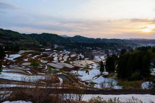 250505十日町市星峠 新潟県,十日町市,星峠の写真素材