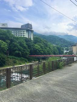 Hayakawa River in Hakone-Yumoto, JPG