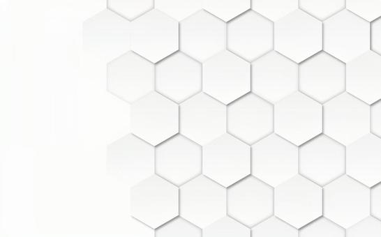 Hexagon background, background, white, hexagonal, JPG