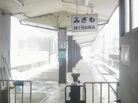 十和田観光電鉄三沢駅改札口 十和田観光電鉄三沢駅改札口 三沢,青森,十和田観光電鉄の写真素材