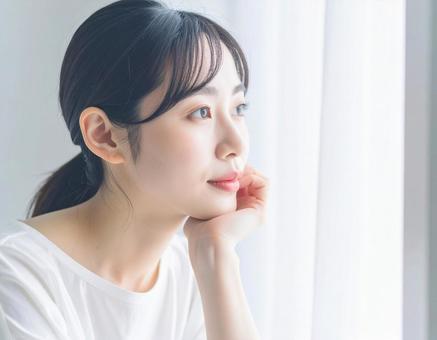 美容・スキンケア 女性 横顔 13 美容・スキンケア 女性 横顔 13の写真