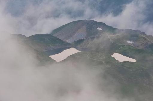 Mikurigaike Pond in Mt. Tateyama ⑨, JPG