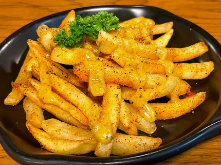 スパイシーポテトフライ スパイシーポテトフライ 揚げ物,フライドポテト,ポテトの写真素材