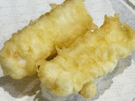 イカ天の握り イカ天の握り お寿司,美味しい,天ぷらの写真素材