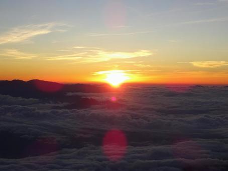ご来光 朝日,日の出,夕日の写真素材