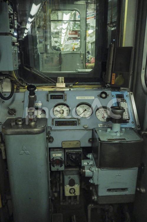 電車運転席 運転席,機械,サブウェイの写真素材
