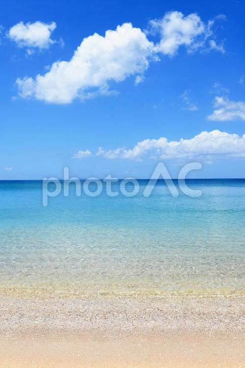 美しい海の風景 海,沖縄,自然の写真素材