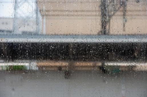 雨天 雨天 雨天,雨,窓ガラスの写真素材