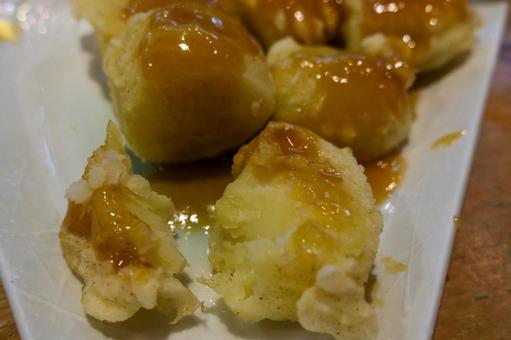 秩父名物のみそポテト みそポテト,ポテト,味噌の写真素材