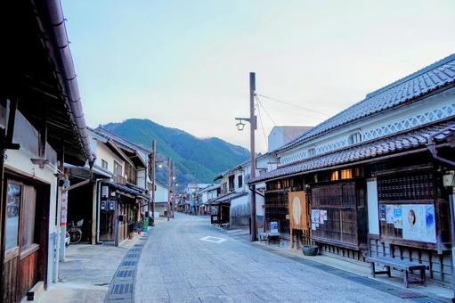 岡山県真庭市の勝山町並み保存地区 岡山県真庭市の勝山町並み保存地区の写真