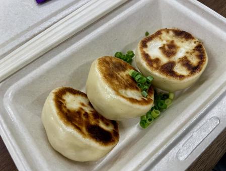 Photo, oyaki, steamed bread, burnt, 