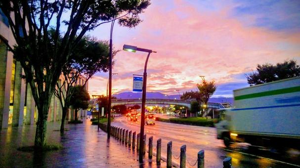 夕焼け 夕焼けの写真