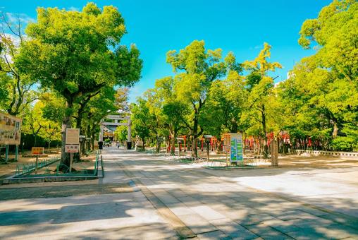 【兵庫】神戸駅周辺の湊川神社の写真