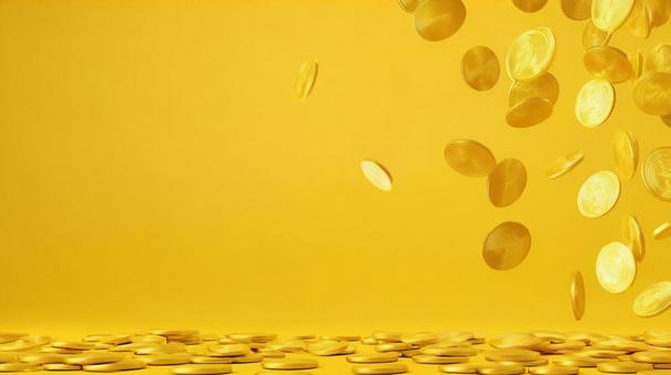お金が降ってくるイメージ お金が降ってくるイメージの写真