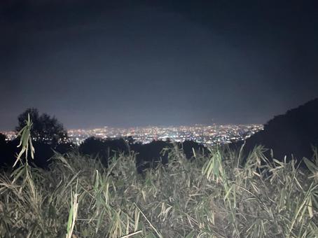 Photo, night view, night, darkness, 