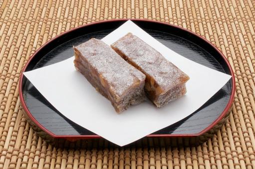 くるみゆべし くるみ,ゆべし,和菓子の写真素材