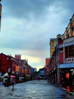 Photo, trip, devon street, old townscape, 
