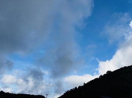 空と山 空と山の写真