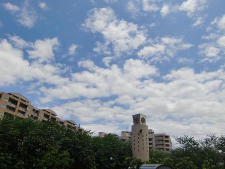 五月の雲-60 五月,青空,空の写真素材