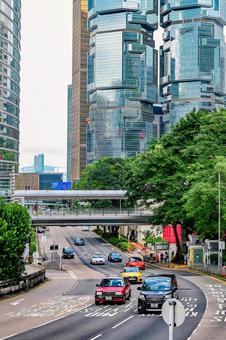 香港・街並みと交通 香港・街並みと交通 香港,街並み,都市の写真素材