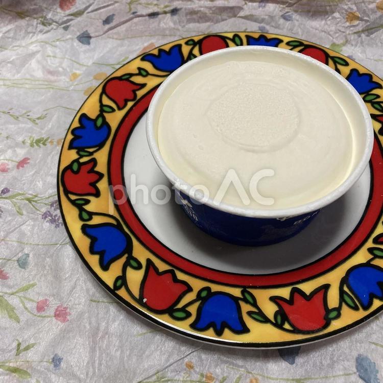 ミルク濃厚アイスクリーム アイスクリーム,ミルク,デザートの写真素材