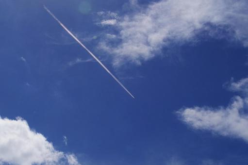 青空と雲 青空と雲の写真