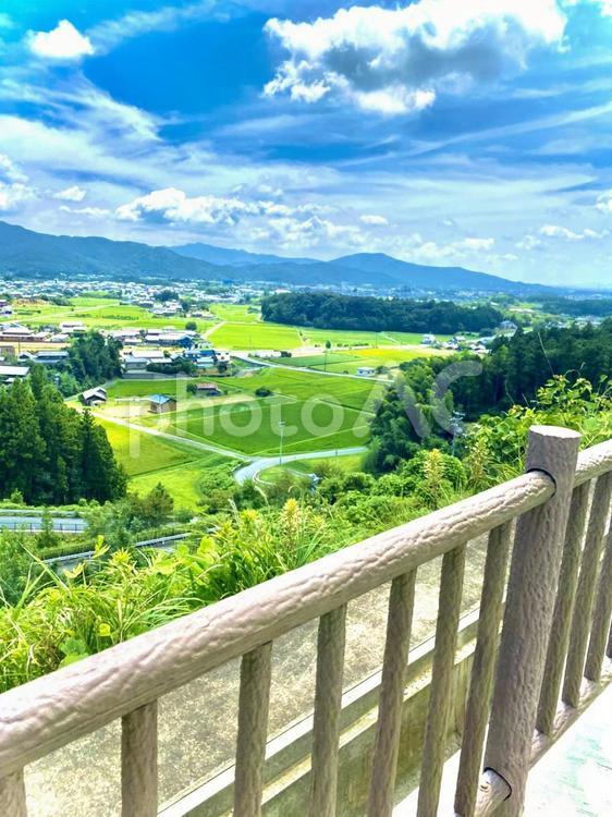 田園風景 田園風景,田んぼ,空の写真素材