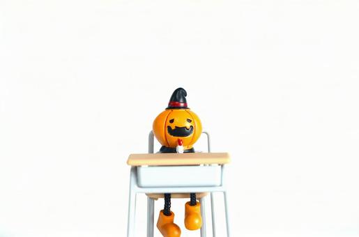 教室のハロウィン③ 教室のハロウィン③ ハロウィン,教室,かぼちゃのお化けの写真素材