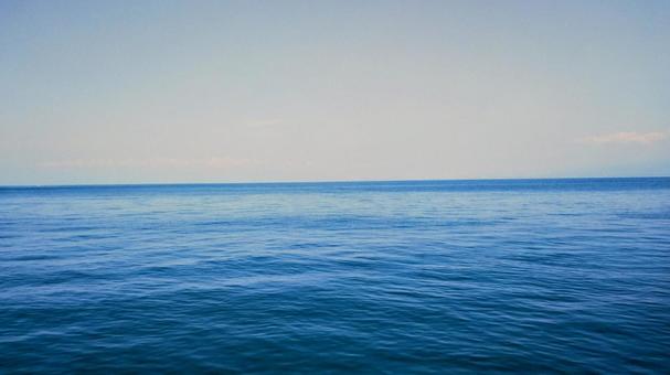 穏やかな海と空 穏やかな海と空の写真