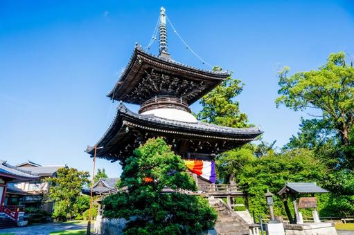 和歌山 高山寺 多宝塔 和歌山 高山寺 多宝塔 高山寺,多宝塔,和歌山の写真素材