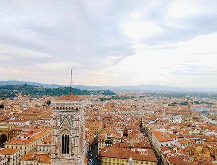 フィレンツェ 街並み,市街地,家の写真素材