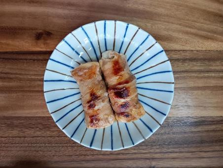 豆腐の肉巻き 豆腐の肉巻きの写真