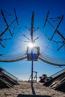 静岡県　広野海岸公園の風景 静岡,静岡県,静岡市の写真素材
