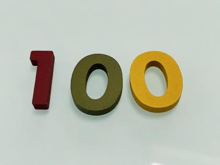 100 100の写真