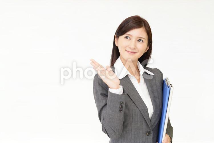 笑顔のビジネスウーマン 女性,ビジネスウーマン,女の写真素材
