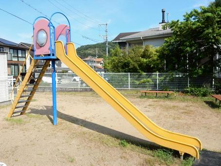 Photo, slide, park, play equipment, 