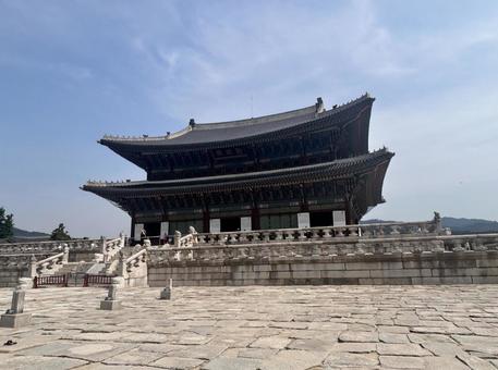 韓国 景福宮 勤政殿 韓国 景福宮 勤政殿 韓国,ソウル,seoulの写真素材