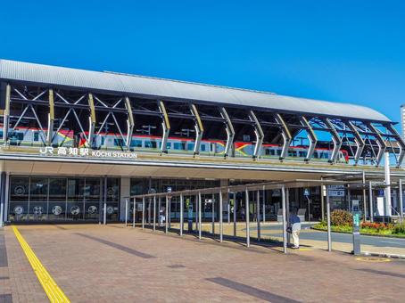 【高知県】高知市・高知駅南口 高知駅,高知駅南口,高知県の写真素材