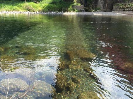 澄んだ水の癒し風景 澄んだ水の癒し風景の写真