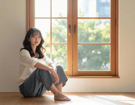 ２０歳代　日本人女性の写真