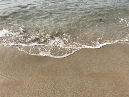 波の模様 波の模様 波,海,砂浜の写真素材
