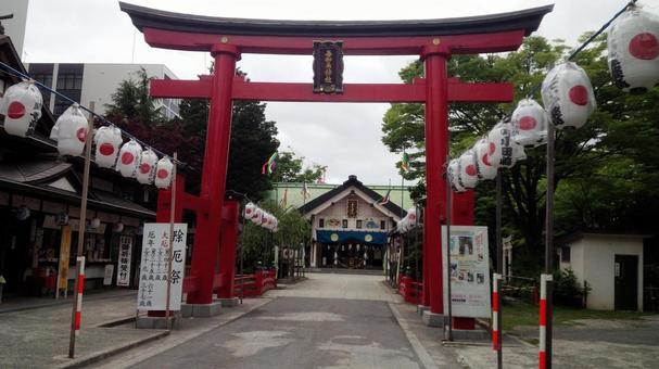善知鳥神社 善知鳥神社 善知鳥神社,鳥居,神社の写真素材
