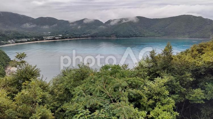 マネン崎展望台から見る嘉鉄の海 奄美,奄美大島,海の写真素材
