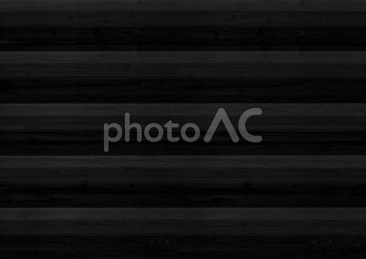 黒い木目の横組みの背景 1257 黒,木目,黒い木目の写真素材