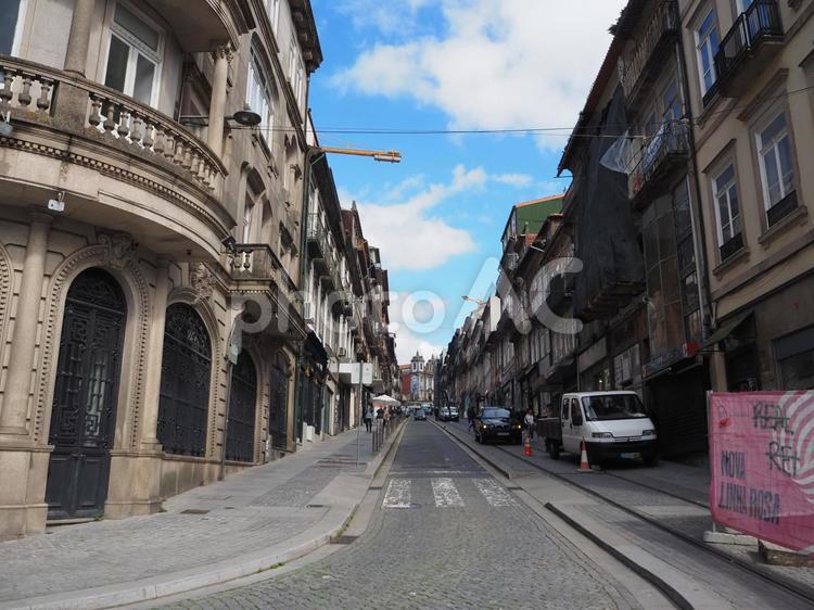 ポルトの街並み 外国,海外,異国の写真素材