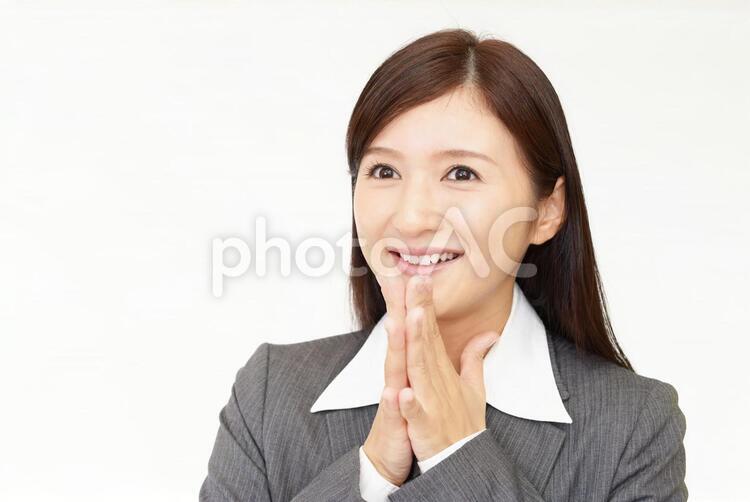 笑顔のビジネスウーマン 女性,ビジネスウーマン,女の写真素材
