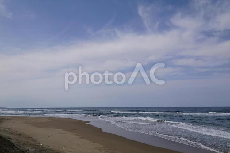 浜辺の風景 砂丘,鳥取砂丘,観光の写真素材